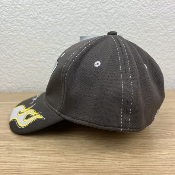 NASCAR Kyle Busch #18 Baseball Dad Cap Brown Hat - Picture 3 of 9